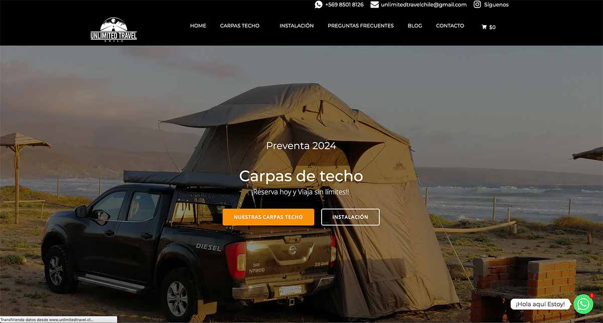 Carpas de techo cuatro estaciones